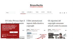 Desktop Screenshot of brunosaetta.it